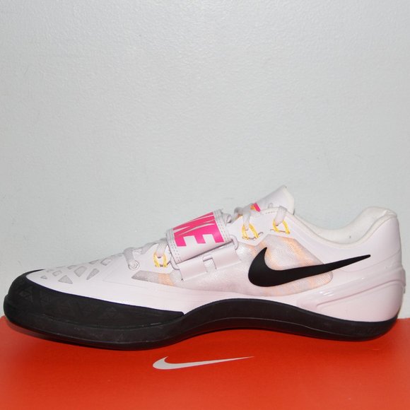 Nike Zoom Rotational 6 Throw Shoes Mens 15 White Pink Track & Field - Picture 3 of 8